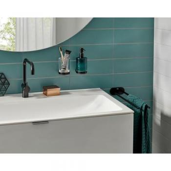 Emco round Glashalter, aus Kristallglas, 4320, Farbe: Chrom