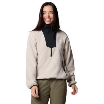 Columbia Sequoia Grove Damen Fleecejacke 1/2 Zip in Braun – Größe M