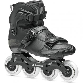 Freeskater X-Black White Rollerblades, Size 9 EU