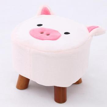 Solid Wood Piglet Stool