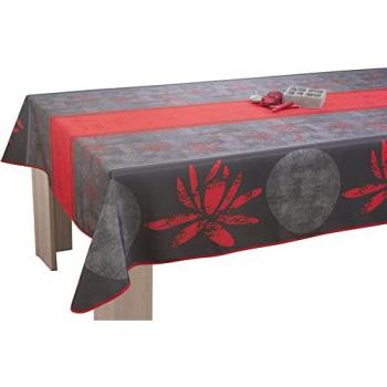 Paroi anti-taches Lotus rouge 120x150 cm
