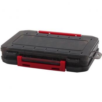 Waterproof Fishing Tackle Box 14 Compartments Double-Sided 19cm x 12cm x 3.6cm