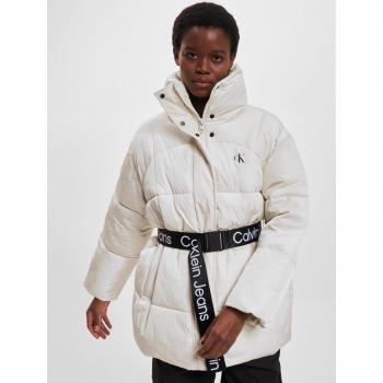 Calvin Klein Jeans Abrigo Casual de Plumas para Mujer