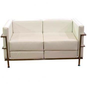 Zweisitzer Sofa Tarazona P&C 72PSPBL Weiß