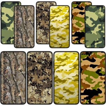 Capa Padrão de Camuflagem Samsung Galaxy S24