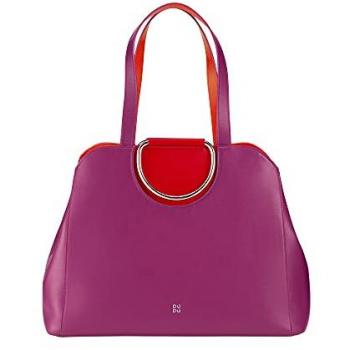 Borsa à Épaule DUDU en Cuir Coloré