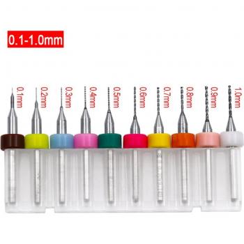 Mini Bits de Taladro para Placa de Circuito 10 Pack