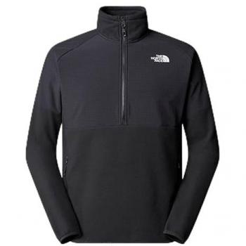 The North Face Glacier Heavyweight 1/2 Zip Herren Sweatshirt – Schwarz/Grau – L