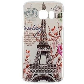 Cover Galaxy S6 Edge: Diseño Translucido con Detalle Retro