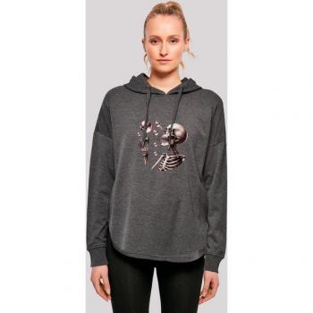 Herz & Knochen Kapuzenpullover „Seifenblase“ – Casual Grau