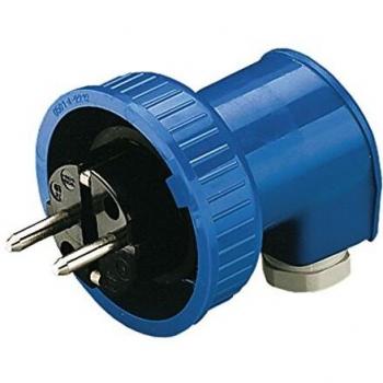 Mennekes Connettore Angolare SCHUKO 16A 230V IP66 Blu
