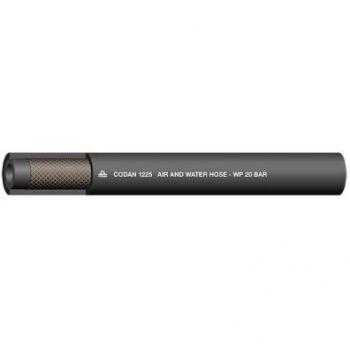 Manguera Flexible Negra 25m Ø12.7mm EPDM para Aire y Agua