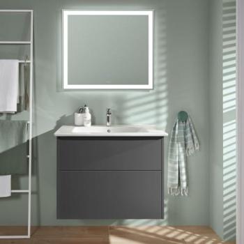 Vasques Finero Villeroy & Boch 80 cm Gris Brillant : Meuble, Miroir, Lumière