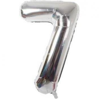 Realmax 7 Folienballon Schwarz One Size