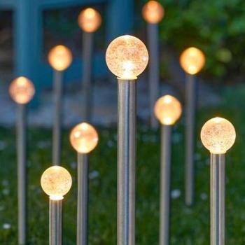 Juego de estacas solares LED GlowBall (10 Unidades)