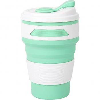 Collapsible 12 oz Silicone Coffee Cup FDA Approved BPA Free