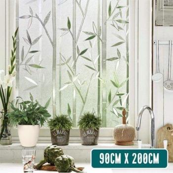 Film HR++ Homewell 90 × 200 cm – Solaire, isolant, statique, couleur bambou