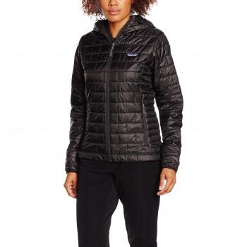 Patagonia Nano Puff Hoodie Femenino Negro