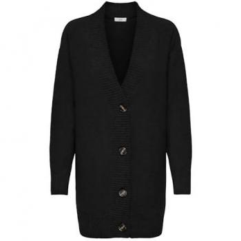 Black Knit Sweater Dress for Women by JACQUELINE de YONG