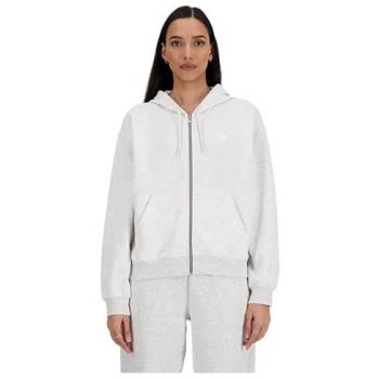 Chaqueta con capucha New Balance Sport Essentials gris mujer