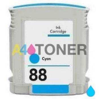 Cartucho de tinta cian alternativo HP88, compatible con HP 88XL (C9386AE)