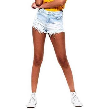Superdry Short Denim Ligero Eliza Mujer 27