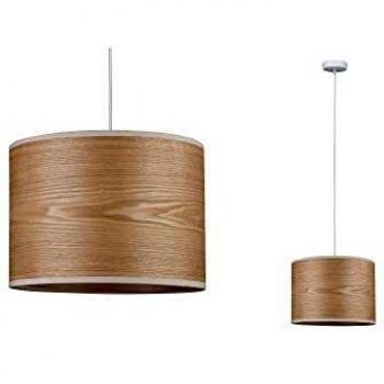 Paulmann Neta Deckenlampe – 79630 – 1‑Stück, 20 W, E27, Holz/Weiß, 230 V