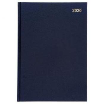 020 A4 Week To View Diary Blue