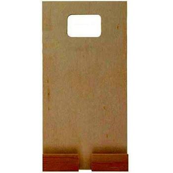 Support de téléphone en bois 10x20 cm