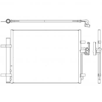 Kondensator BEHR HELLA Service 8FC 351 303‑201 – HVAC