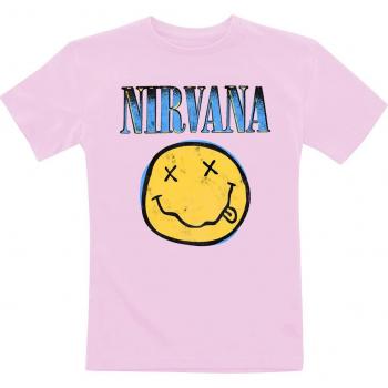 Nirvana Bambini T‑Shirt Rosa Pallido Gradient 104–140