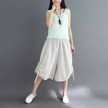 Pantalones anchos informales para mujer