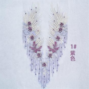 Kleider-Perlenblumen-Spitze – Lanvendia Design