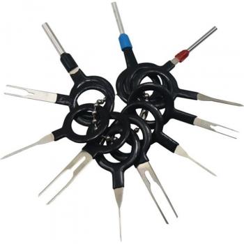 Retractor de aguja para baterías