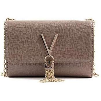 Sac à bandoulière mini Divina taupe 17 cm en simili cuir pour femme