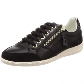 Geox Damen D Myria B Sneaker, Schwarz (Black C9999), 36 EU