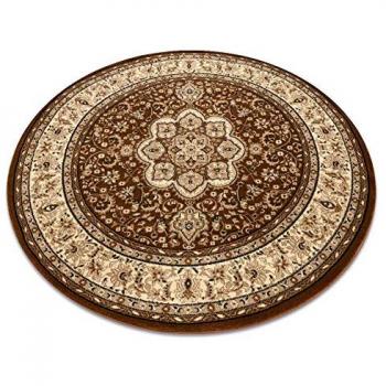 Royal Round Brown Floor Covering 200 cm