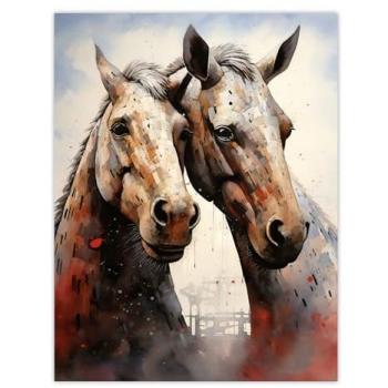 Highland Spirit: Kelpies XL Illustration for Walls