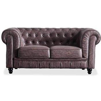 Sofá Chesterfield 3 Personas Capitone