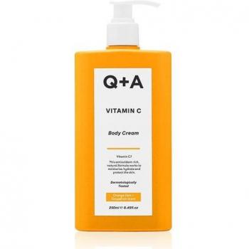 Q+A Skin Brightening Body Cream with Vitamin C, 250ml