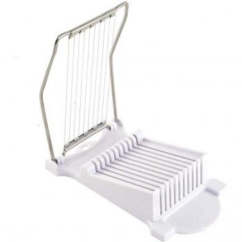 Stainless Steel Food Slicer with 10 Cutting Wires