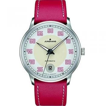 Women's Junghans Meister Driver Red Automatic Wristwatch