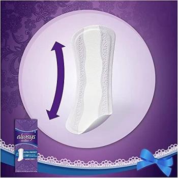 Always Dailies Extra Protect Long Plus Panty Liners 44 Pack