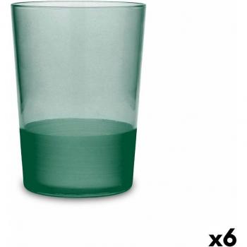 Vaso Quid Verde con Pincel – 510 ml (Set de 6)
