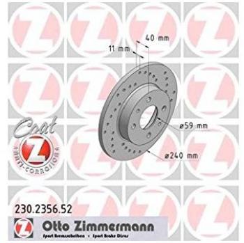 Zimmermann Sport Brake Disc Coated 230.2356.52