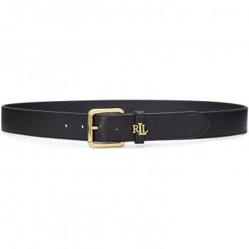 Cintura Donna Ralph Lauren Oro e Nero – Grande