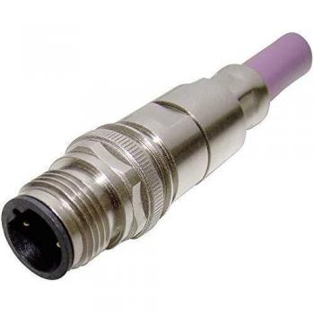 Provertha M12 Steckverbinder, Sensor-/Aktor, unkonfektioniert, 2-polig, gerade