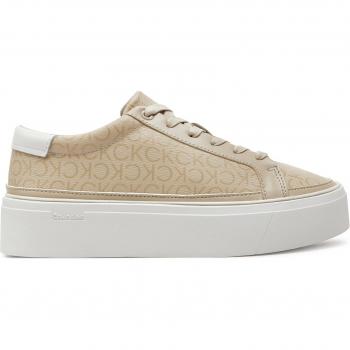 Sneakers Flatform Donna Calvin Klein Grigio HW0HW01911