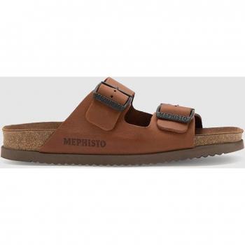 Sandalias Mephisto para Hombre con Doble Hebilla Marrón
