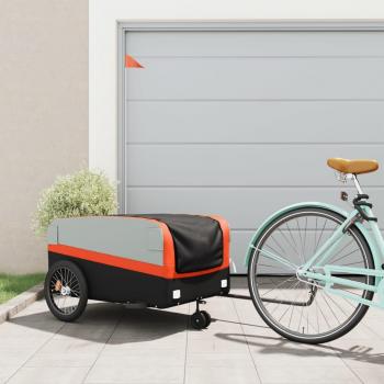 Remolque para Bicicleta Hierro 45 kg Color Azul, Verde, Negro y Naranja